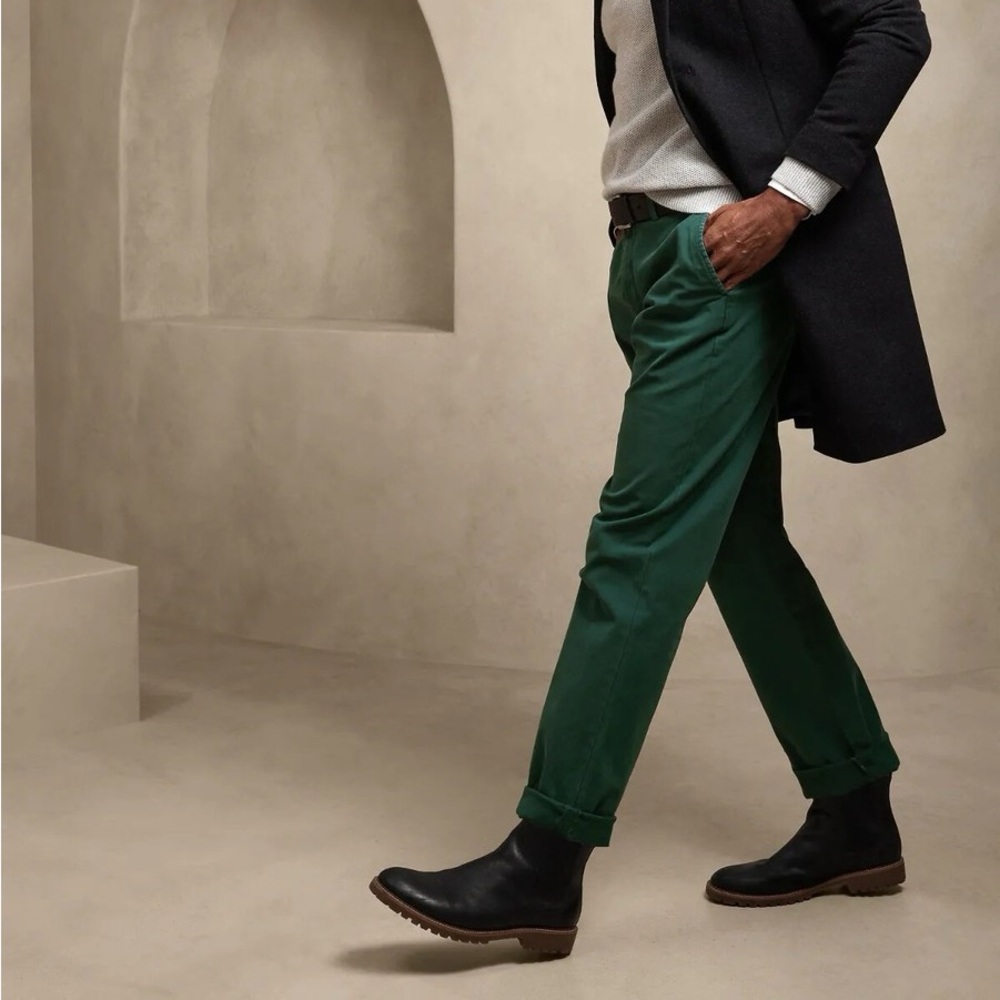 Banana Republic Men's Dark Teal Chinos